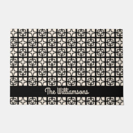 Mittelalterliche Moderne Atomic 1950er Retro Perso Fußmatte