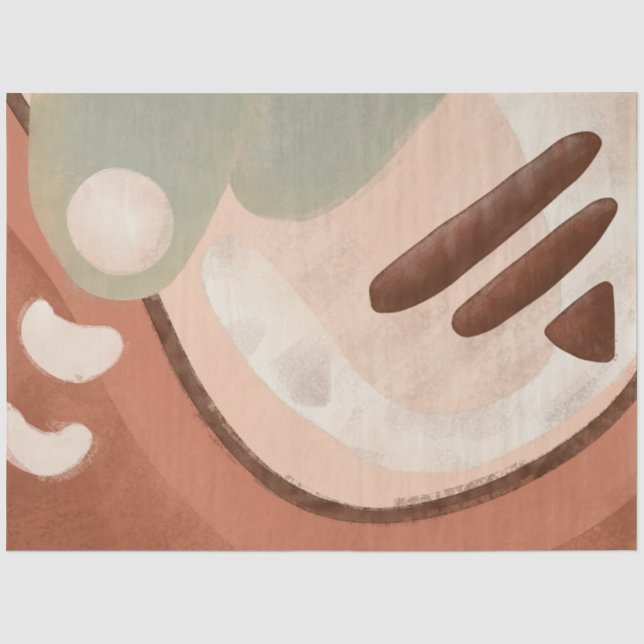 Mittelalterliche moderne Bio Kunst - Entstehung Seidenpapier (Vorderseite)