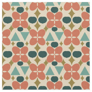 Mittelalterliche moderne Blume Diamantgelbes Muste Stoff