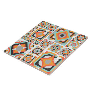 Mittelalterliche moderne Boho-Mosaik Fliese
