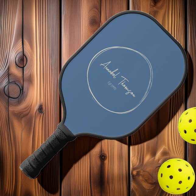 Mittelalterliche Moderne Capri Blue | Name des Skr Pickleball Schläger (Von Creator hochgeladen)