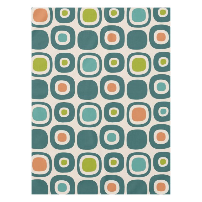 Mittelalterliche moderne Gartenwegmuster Tischdecke (Vorderseite)