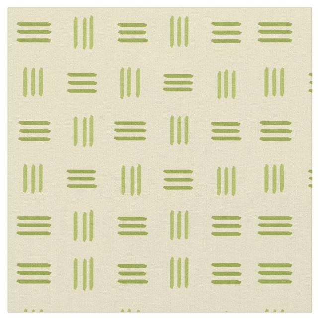 Mittelalterliche Moderne Gemusterte Linien (Limon) Stoff (Nahaufnahme)