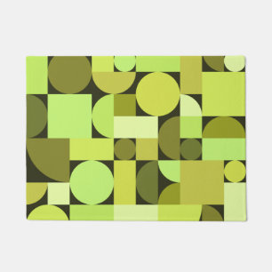 Mittelalterliche moderne geometrische Struktur Fußmatte