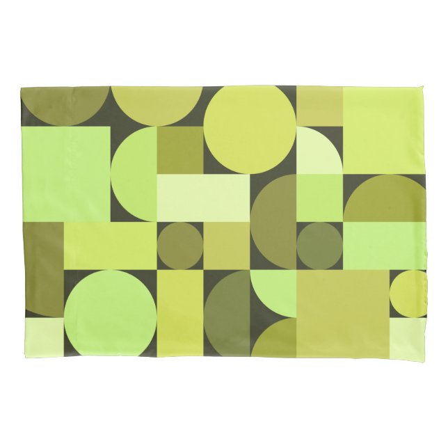 Mittelalterliche moderne geometrische Struktur Kissenbezug (Vorderseite)