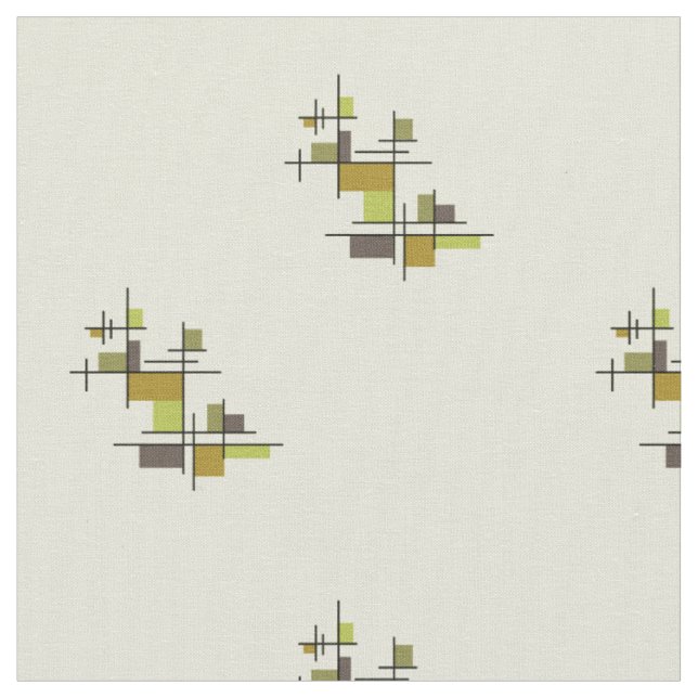 Mittelalterliche moderne geometrische Struktur Stoff (Nahaufnahme)