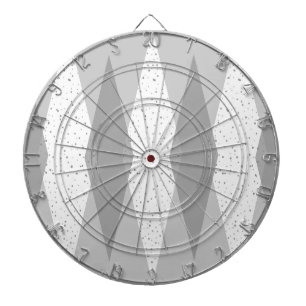 Mittelalterliche Moderne Grau Raute Dart Board Dartscheibe