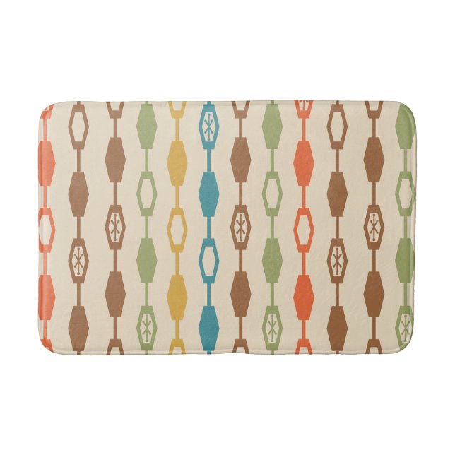 Mittelalterliche moderne Ketten mehrfarbig Badematte (Vorderseite)