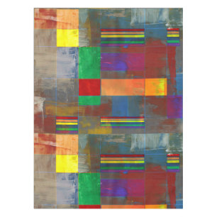 Mittelalterliche Moderne Kunst-Rainbow-Pride Graff Tischdecke