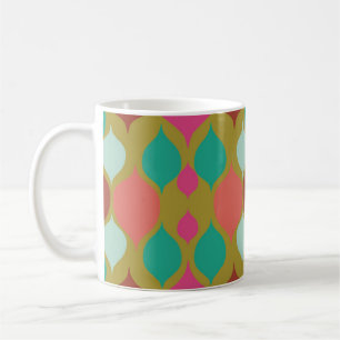 Mittelalterliche moderne Limone Geometrie Kaffeetasse