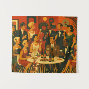 Mittelalterliche Moderne Martini-Intellektuelle We Wandteppich