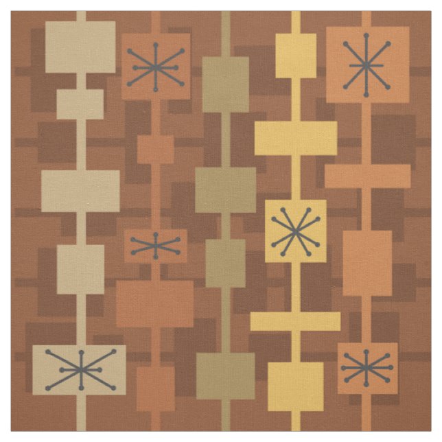 Mittelalterliche Moderne mehrfarbige Braun Stoff (Muster)