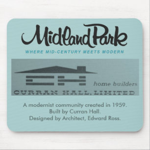 Mittelalterliche Moderne Mousepad 1958 Toronto Kan