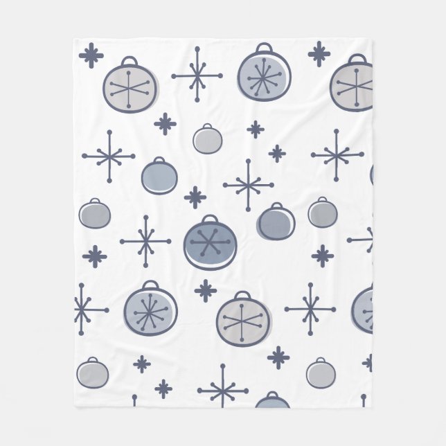 Mittelalterliche Moderne Retro Weihnachtsgeschicht Fleecedecke (Vorderseite)