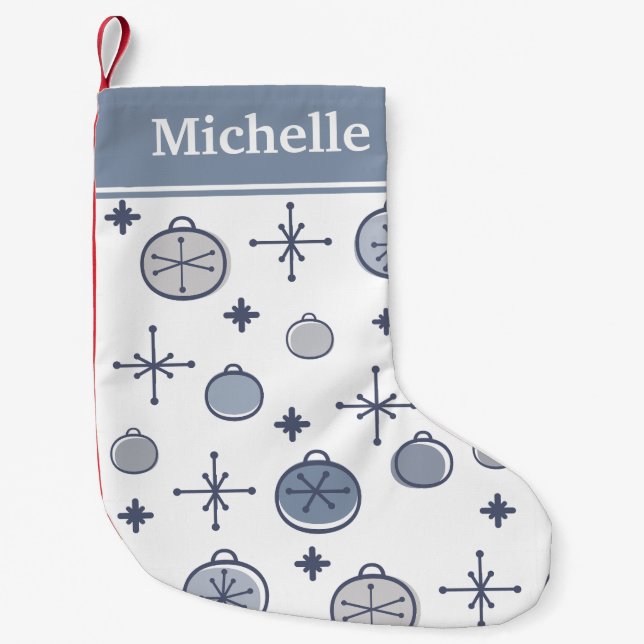 Mittelalterliche Moderne Retro Weihnachtsgeschicht Kleiner Weihnachtsstrumpf (Vorderseite)