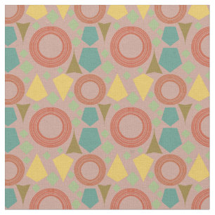Mittelalterliche moderne rosa geometrische Stoffe