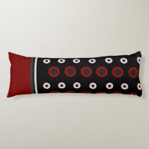 Mittelalterliche Moderne Rot, Schwarz und Grau