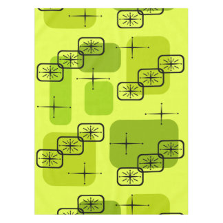 Mittelalterliche moderne Sputnik-Chartreuse Tischdecke