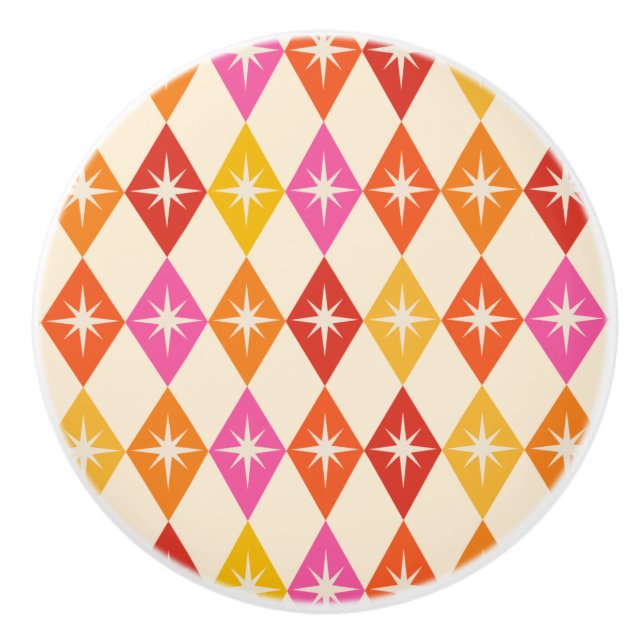 Mittelalterliche moderne Sternexplosionen auf Retr Keramikknauf (Vorderseite)