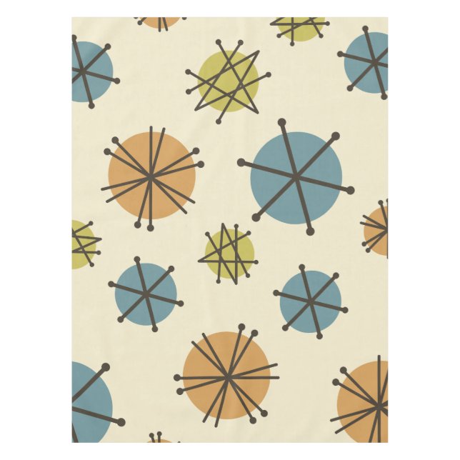 Mittelalterliche Moderne Sternexplosionen mehrfarb Tischdecke (Vorderseite)