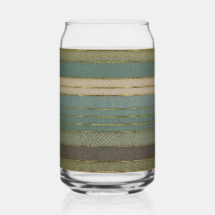 Mittelalterliche, moderne, verschmutzte Streifen d Dosenglas