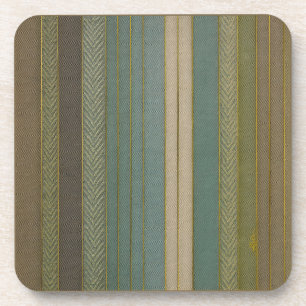 Mittelalterliche, moderne, verschmutzte Streifen d Getränkeuntersetzer