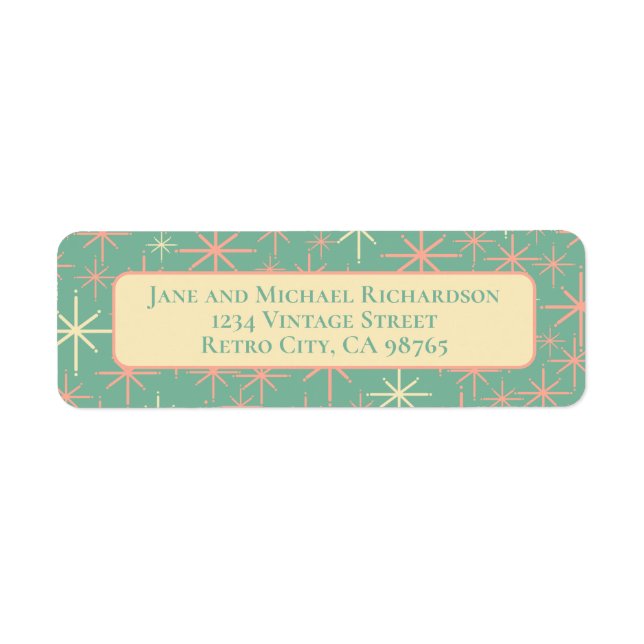 Mittelalterliche, moderne, winzige Atomstars-Retro (Vorne)