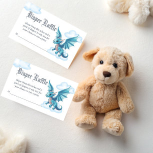 Mittelalterliche niedliche Dragon-Babydusche-Windp Begleitkarte