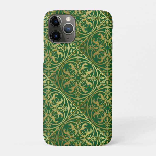 Mittelalterliche Renaissance Herald Lion Leopard M Case-Mate iPhone Hülle (Rückseite)