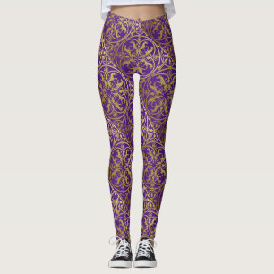Mittelalterliche Renaissance Herald Lion Leopard M Leggings