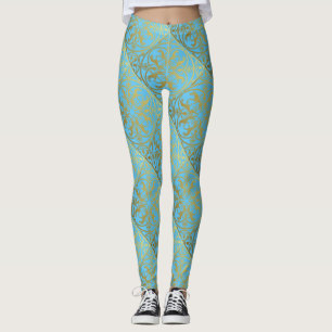 Mittelalterliche Renaissance Herald Lion Leopard M Leggings