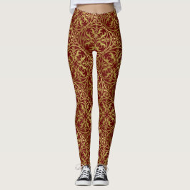 Mittelalterliche Renaissance Herald Lion Leopard M Leggings