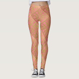 Mittelalterliche Renaissance Herald Lion Leopard M Leggings