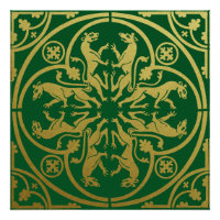 Mittelalterliche Renaissance Herald Lion Leopard M