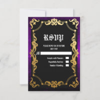Mittelalterliche Renaissance Mittelalter RSVP-Kart