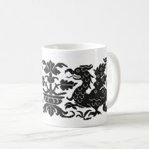 Mittelalterliche/Renaissancewyvern Kaffeepause Tas Kaffeetasse