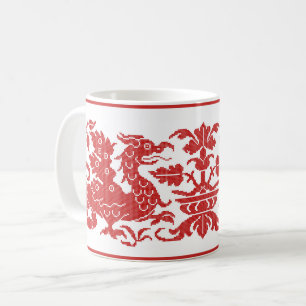 Mittelalterliche/Renaissancewyvern Kaffeepause Tas Kaffeetasse