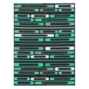 Mittelalterliche Retro flache Felsen Schwarz Türki Tischdecke