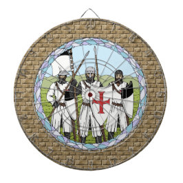 Mittelalterliche Ritter Dartscheibe