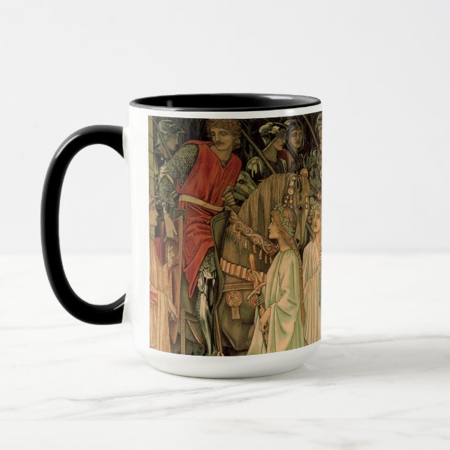 Mittelalterliche Ritter des Runden Tisches Tasse (Links)
