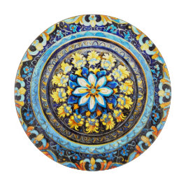 Mittelalterliche römisch-italienische Majolika Schneidebrett