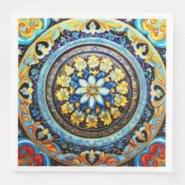 Mittelalterliche römisch-italienische Majolika Serviette