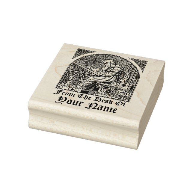 Mittelalterliche Schrift Gummistempel (Stempel)
