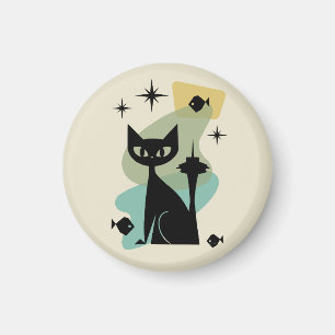 Mittelalterliche Seattle Cat Magnet