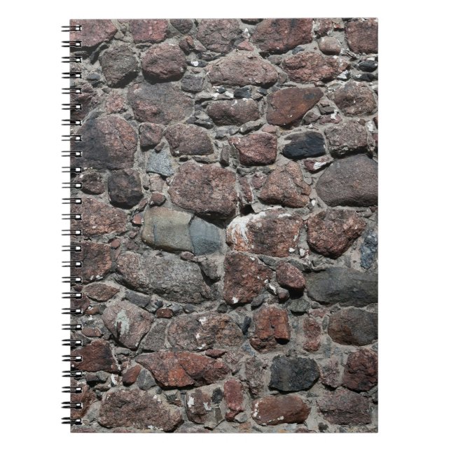 Mittelalterliche Steinmauer-Struktur Hintergrund A Notizblock (Vorderseite)