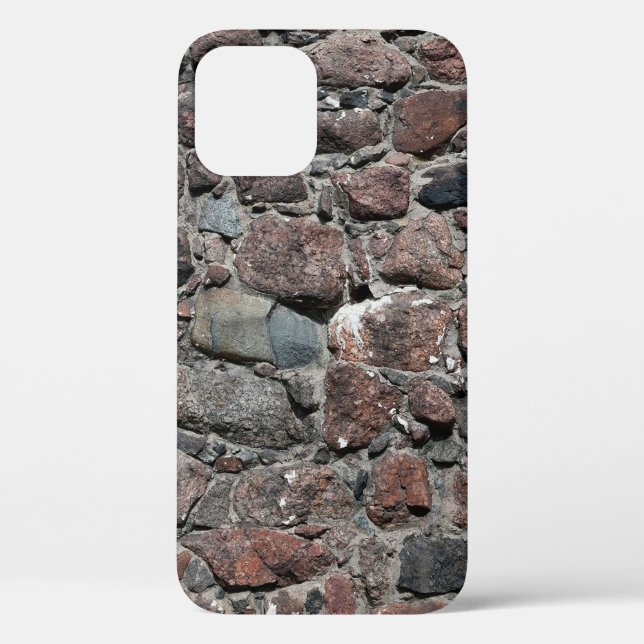 Mittelalterliche Steinmauer-Textur Case-Mate iPhone Hülle (Rückseite)