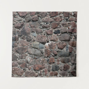 Mittelalterliche Steinmauer-Textur Wandteppich