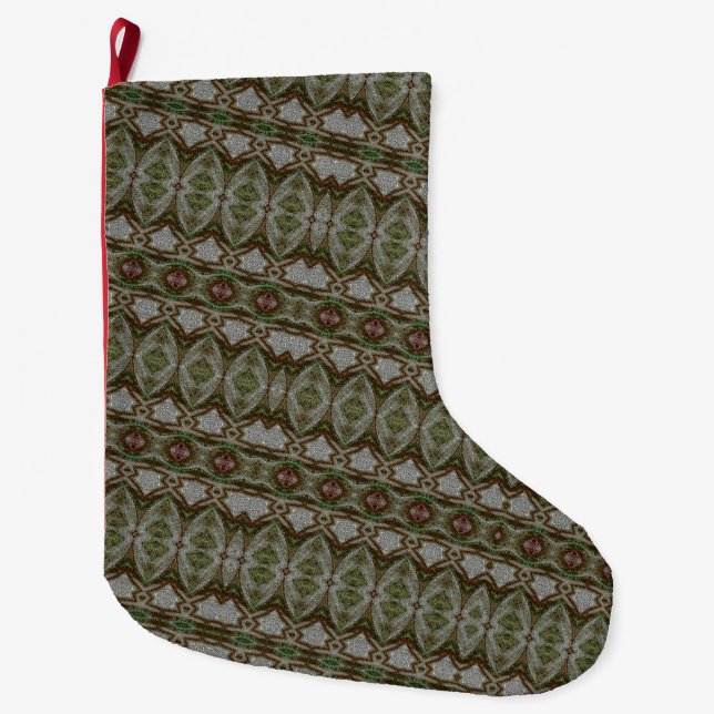 mittelalterliche Steinvariationen Großer Weihnachtsstrumpf (Vorderseite)