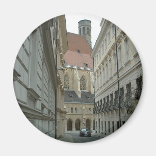 Mittelalterliche Straße Magnet