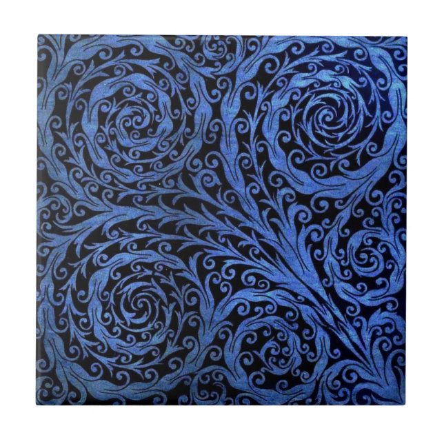 Mittelalterliche Tapisserie Fliese/Trivet Fliese (Vorderseite)